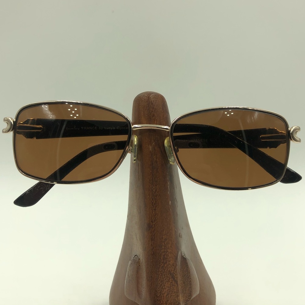 Maxim 10847 Brown/ Sliver Oval Sunglasses Frames